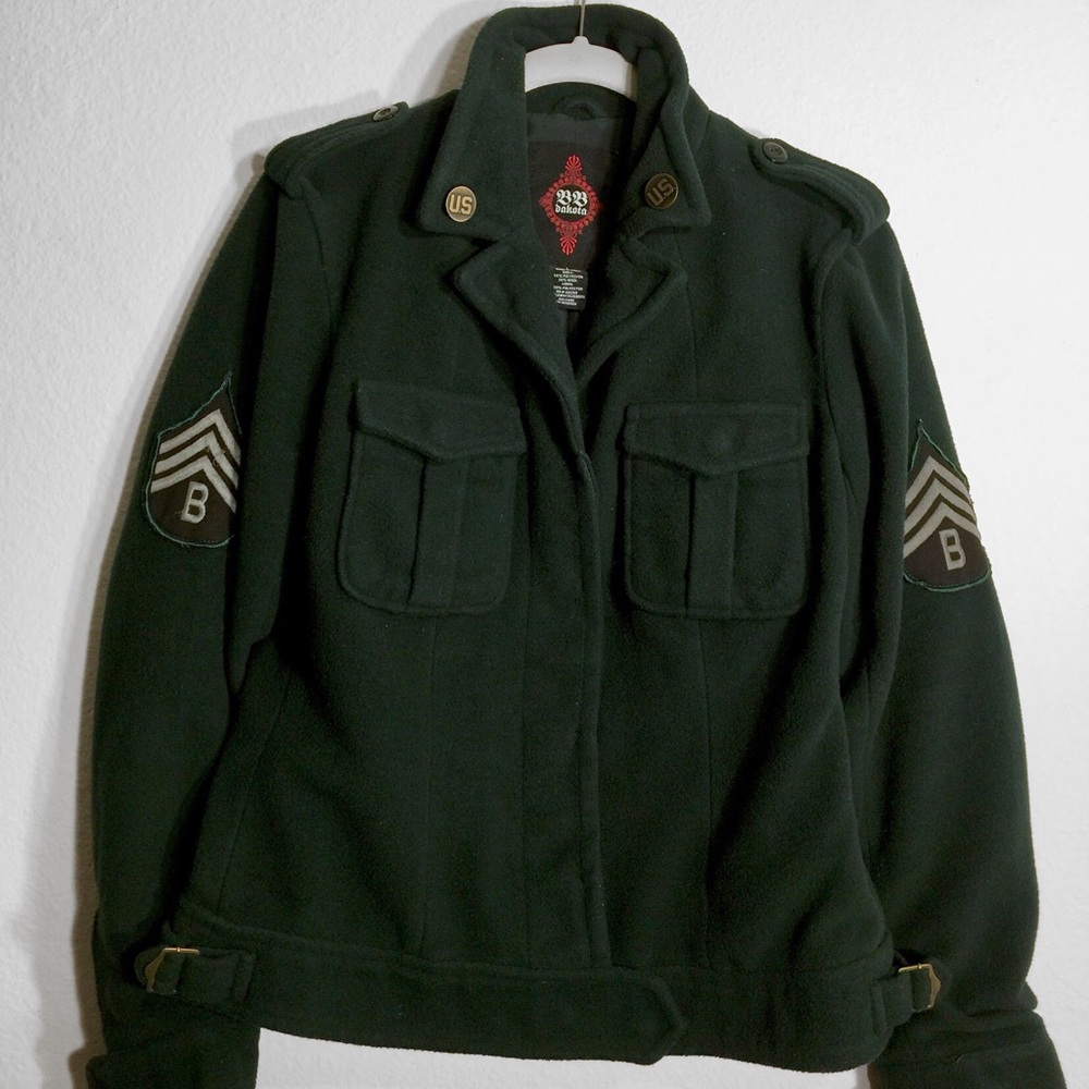 bb dakota green wwii army military officer jacket